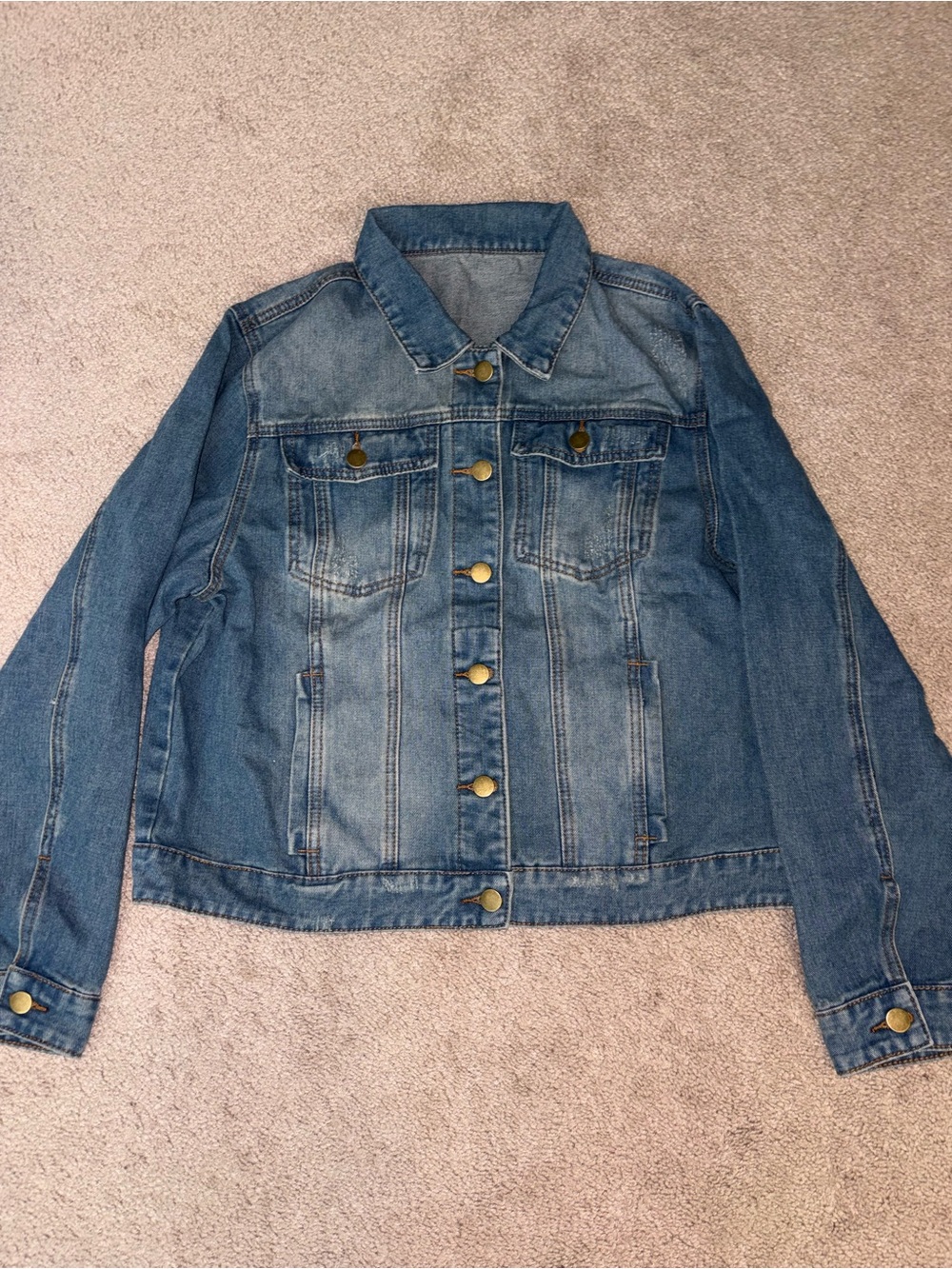 Classic Blue Denim Jacket - Women's Jean Coat